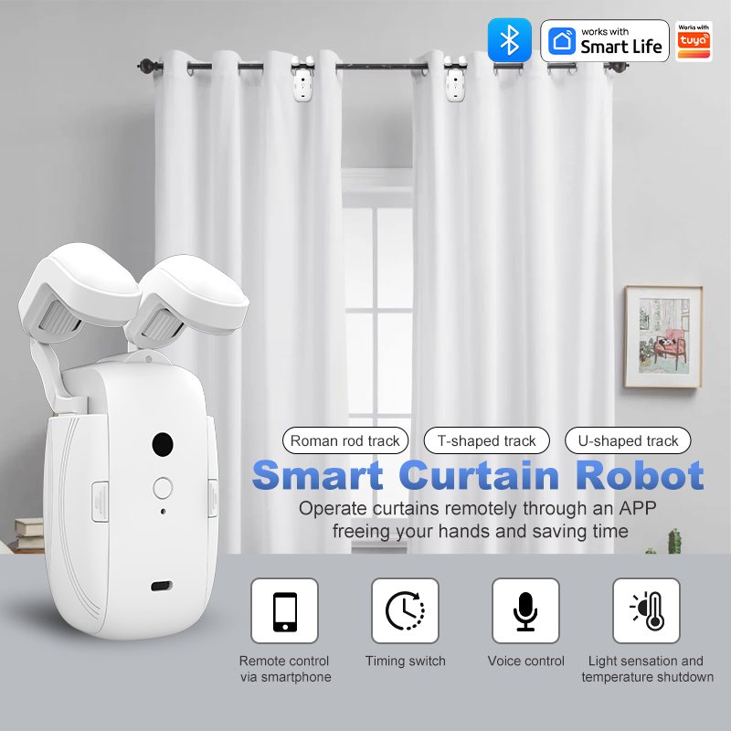 WiFi Smart Automatic Curtain - огляд і ціна Curtain Rods