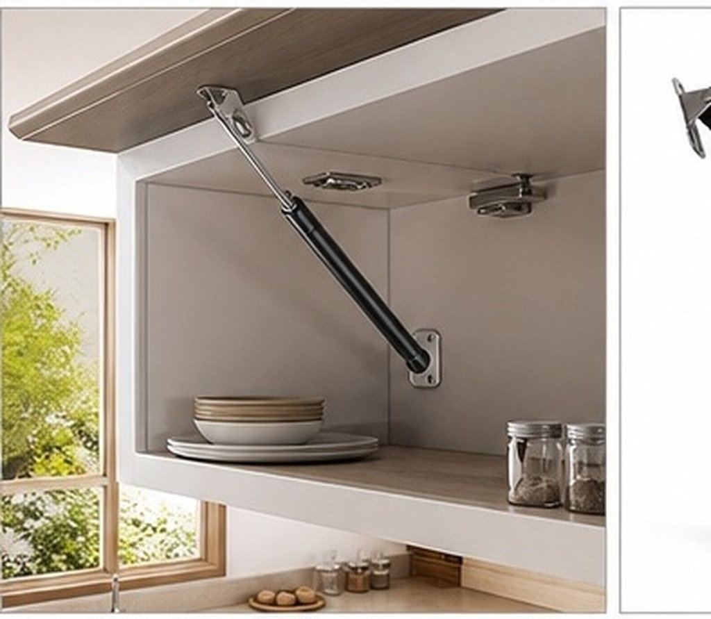 Cabinet Hinges - 2Pcs Gas Pressure Rod Hydraulic Support