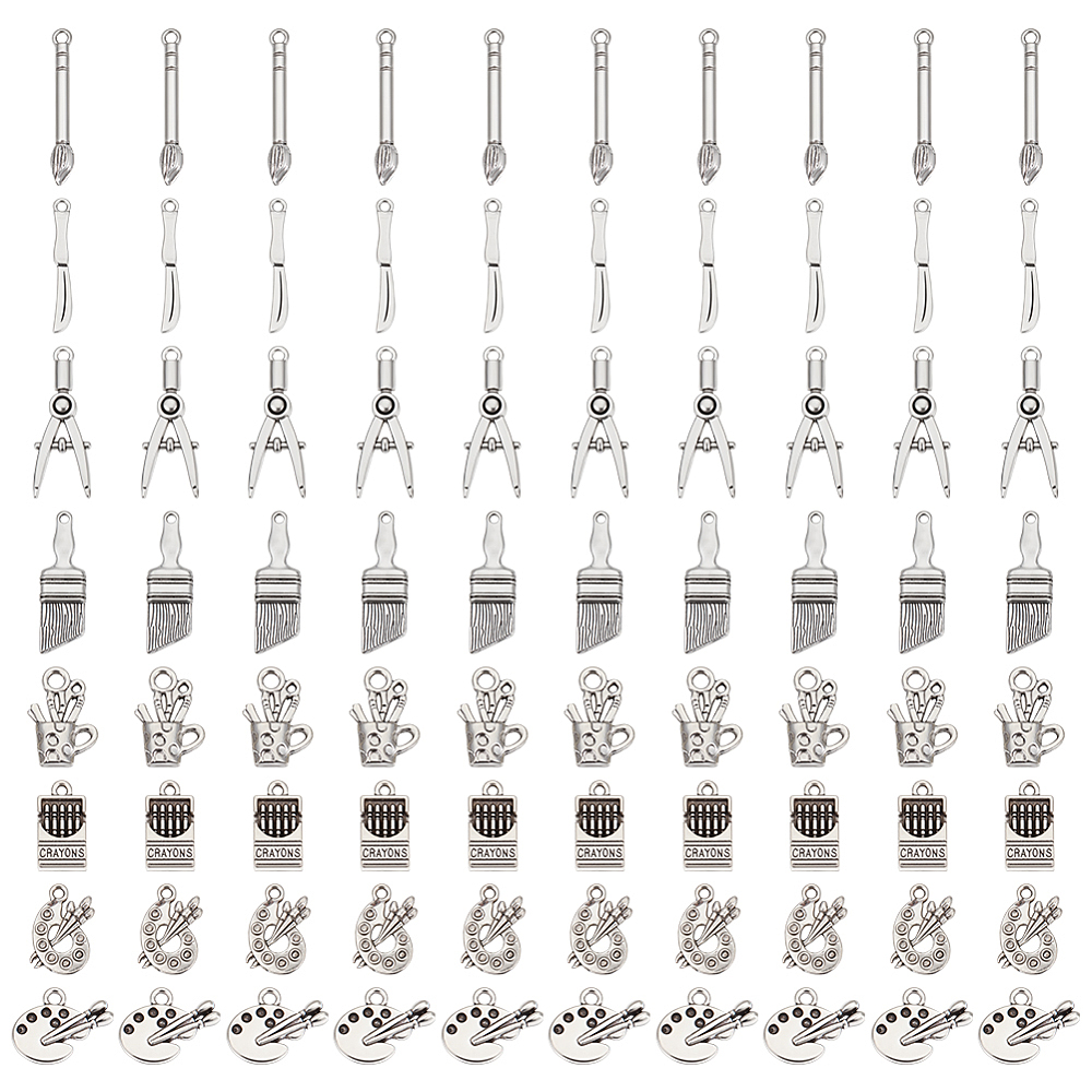 80pcs Art Painting Charms Arti - огляд і ціна Paint Brush