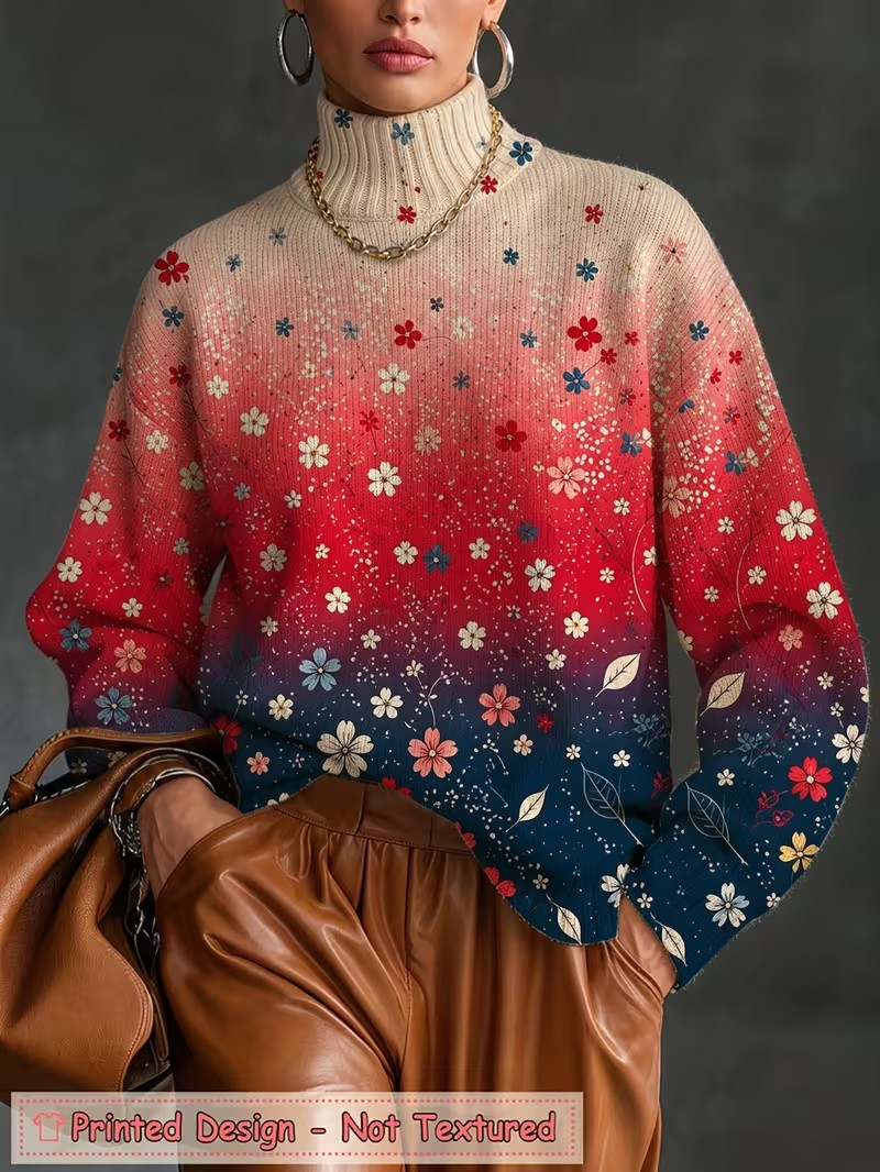 Women Turtleneck T shirt Gradi - огляд і ціна Wallpaper