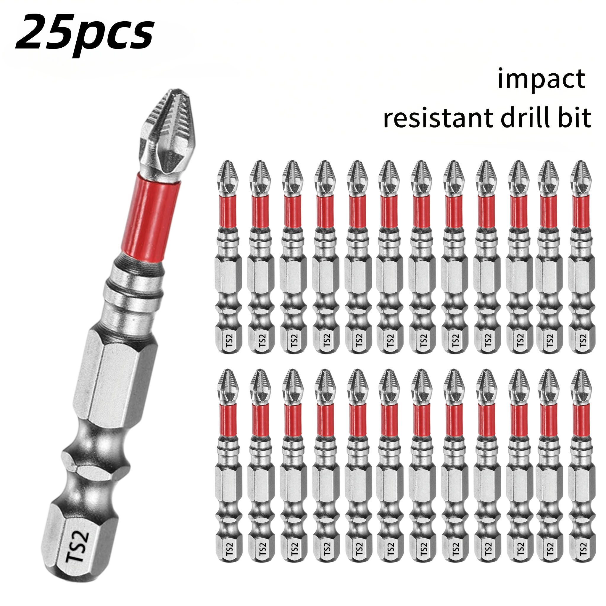 25Pcs 50mm Professional Long S - огляд і ціна Drill Bits