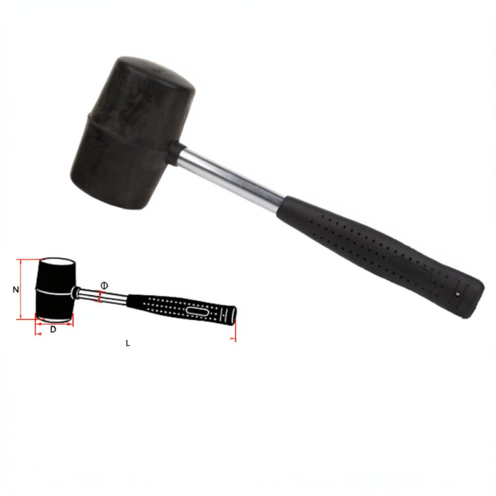 Ergonomic Rubber Mallet For Fu - огляд і ціна Home Improvement Mark