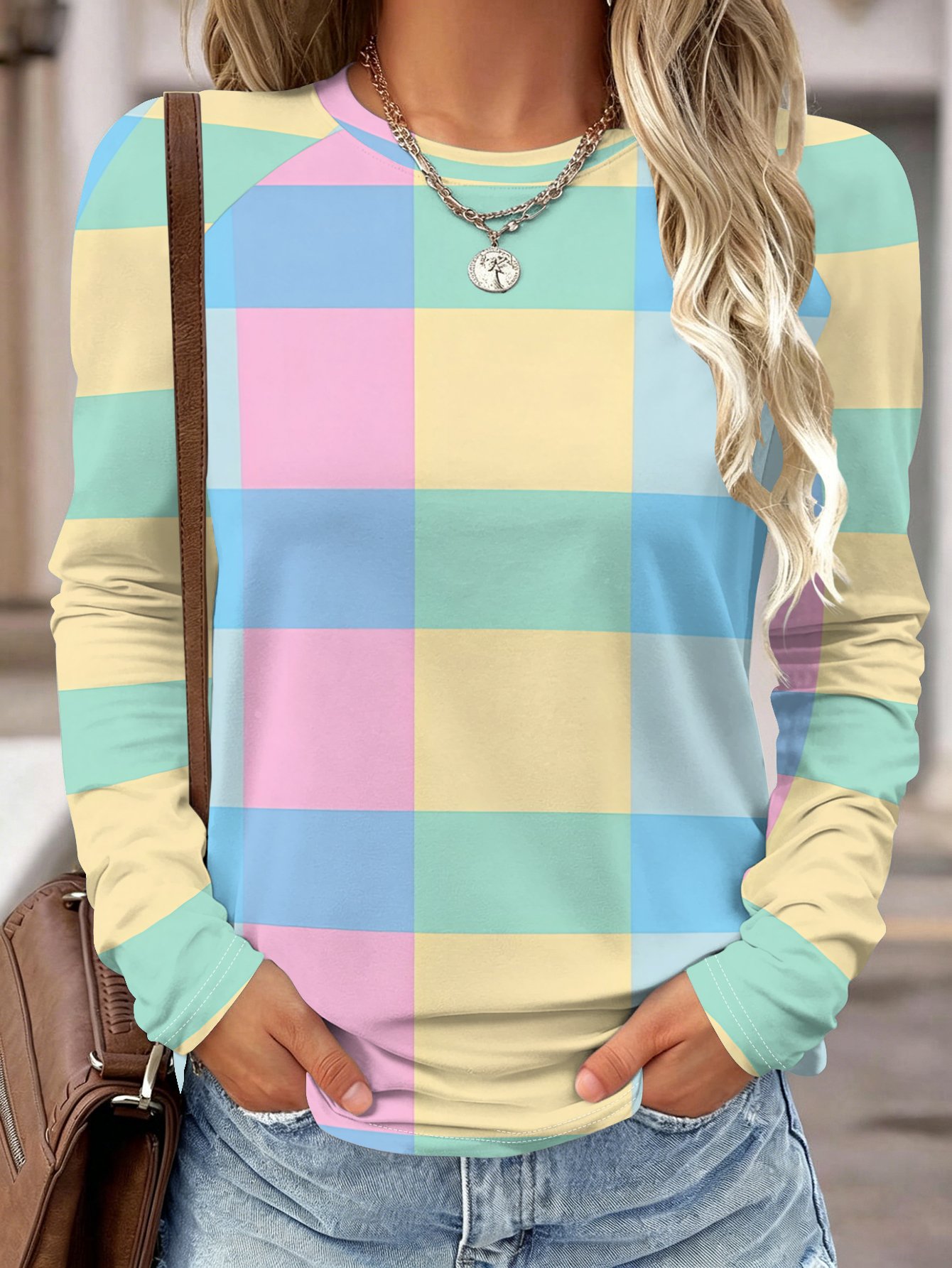 Women Long Sleeve Shirt Yellow - огляд і ціна Wallpaper