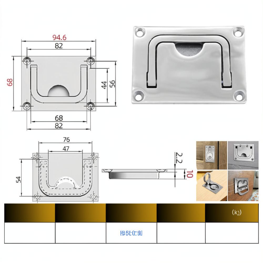 316 Stainless Steel Round Flus - огляд і ціна Door Handle