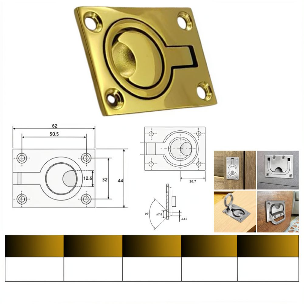 Hidden Flush Ring Handle 316 S - огляд і ціна Door Handle