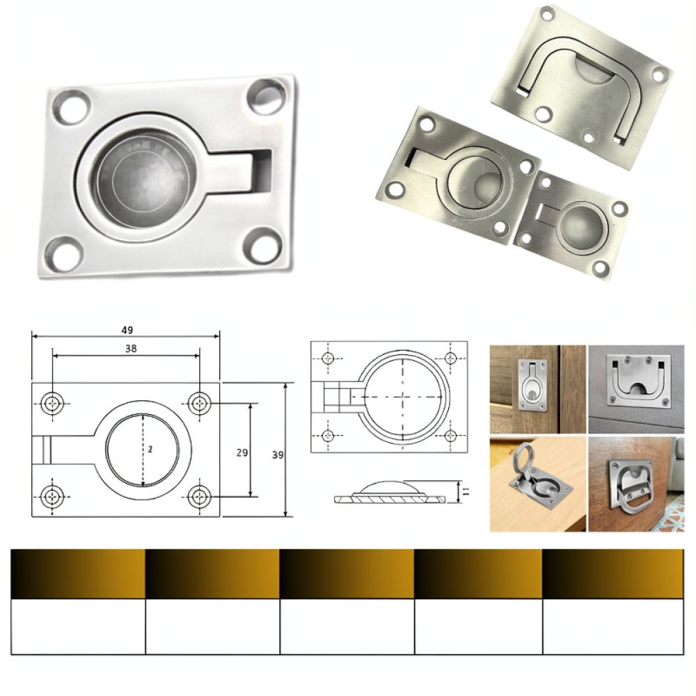 Hidden Flush Ring Handle 316 S - огляд і ціна Door Handle