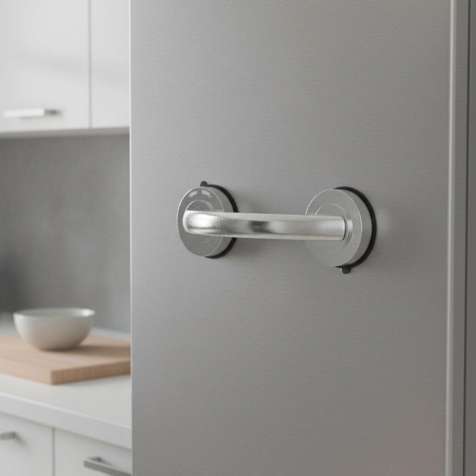 White Plastic Suction Drawer H - огляд і ціна Door Handle
